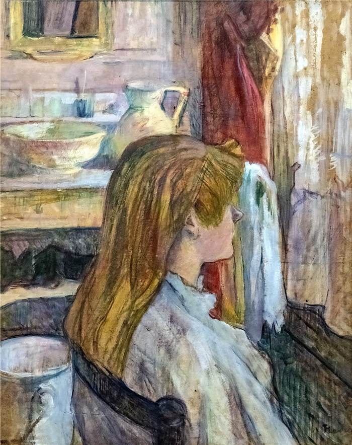 窗户里的女人Femme à sa fenêtre