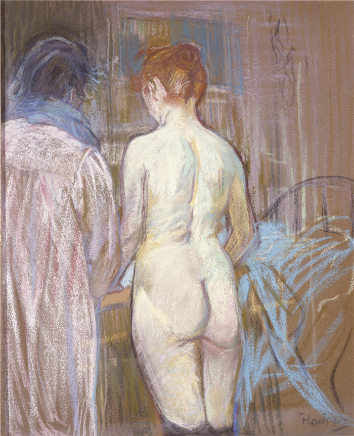 亨利·德·图卢兹-劳特雷克(Henri de Toulouse-Lautrec)-妓女Prostitutes DMA