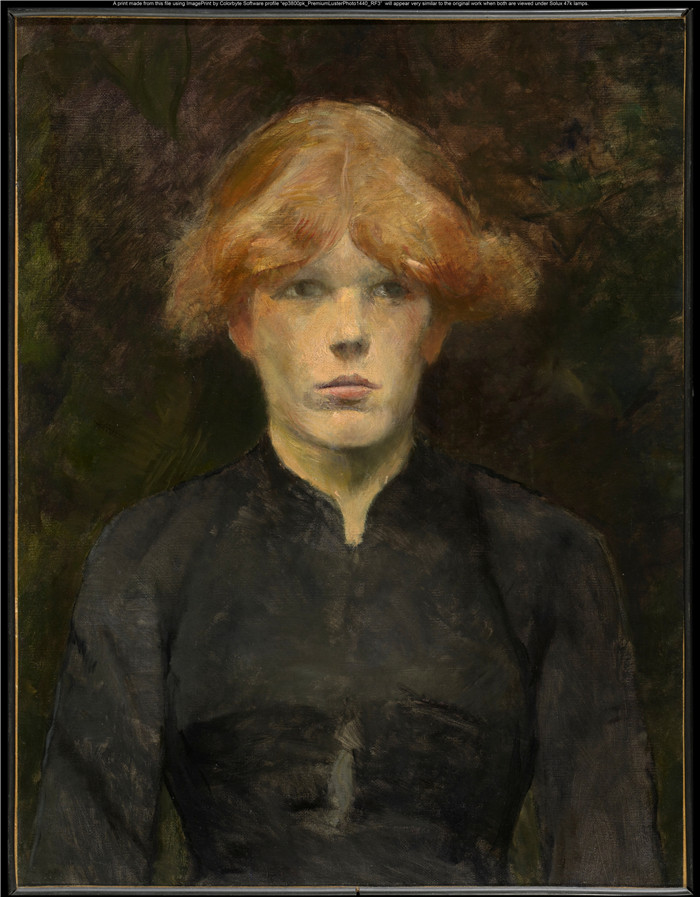 亨利·德·图卢兹-劳特雷克(Henri de Toulouse-Lautrec)-卡门Carmen