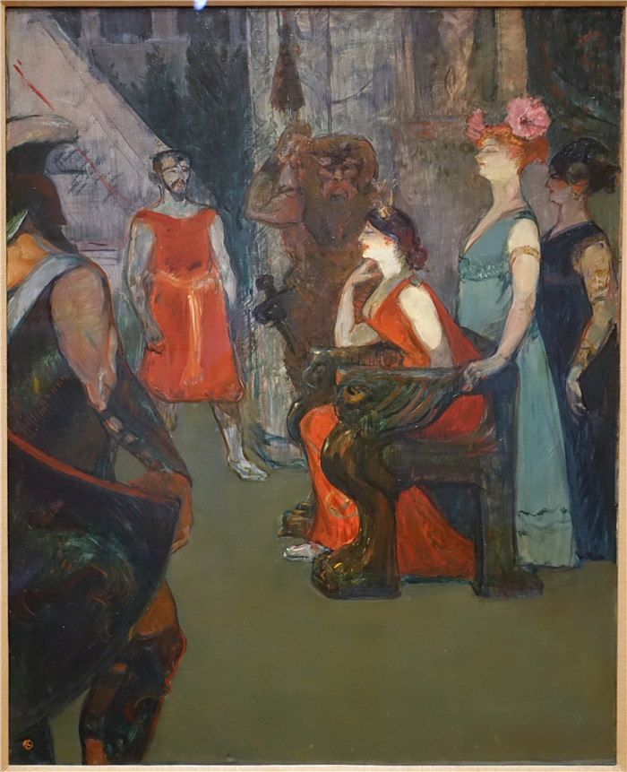 亨利·德·图卢兹-劳特雷克(Henri de Toulouse-Lautrec)-梅萨利纳Messalina