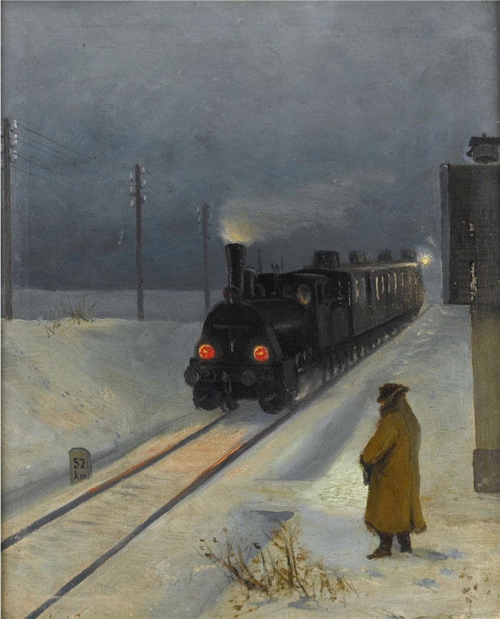 亚伯拉罕·诺伊曼(Abraham Neumann)作品-夜行列车The Night Train