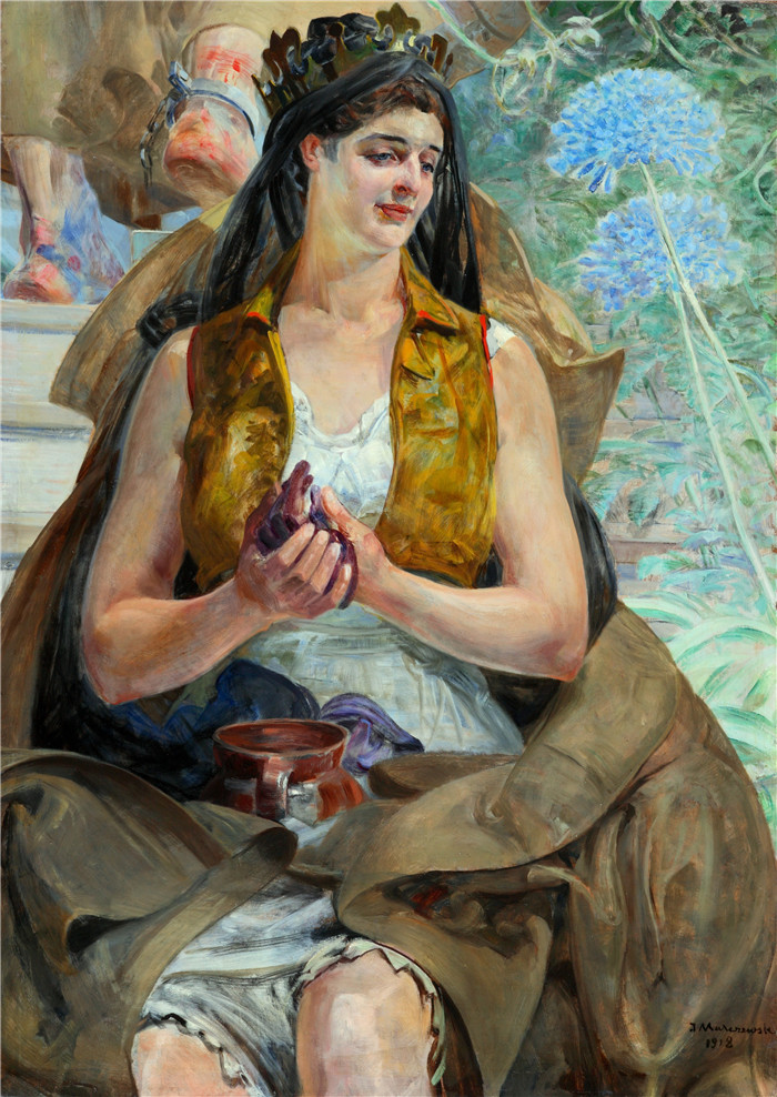 杰克·马尔切夫斯基(Jacek Malczewski)作品-波利亚尼亚Polonia