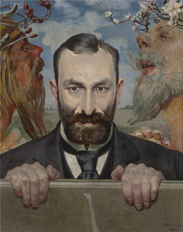 杰克·马尔切夫斯基(Jacek Malczewski)作品-费利克斯·贾森斯基Feliks Jasienski
