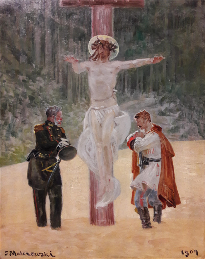 杰克·马尔切夫斯基(Jacek Malczewski)作品-和解 Reconciliation