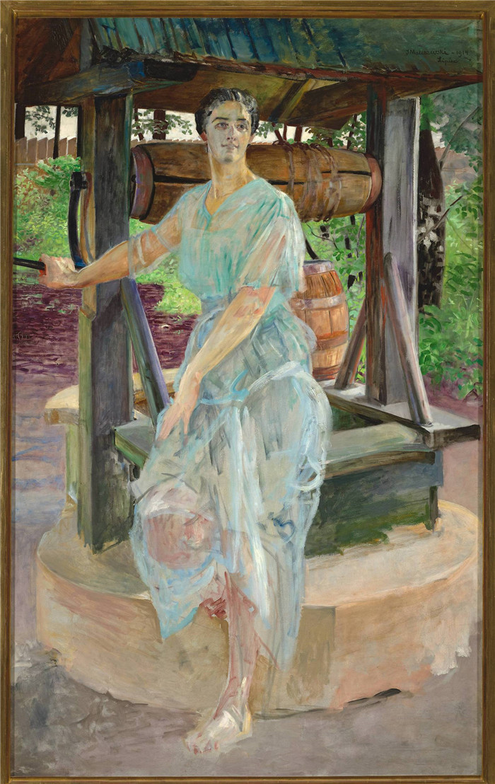 杰克·马尔切夫斯基(Jacek Malczewski)作品-来源的力量Power of the source