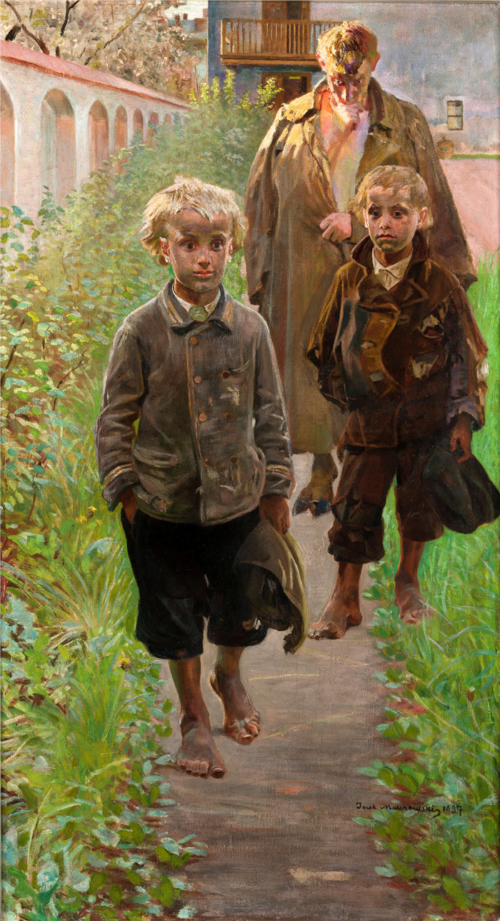 杰克·马尔切夫斯基(Jacek Malczewski)作品-我的模型My Models