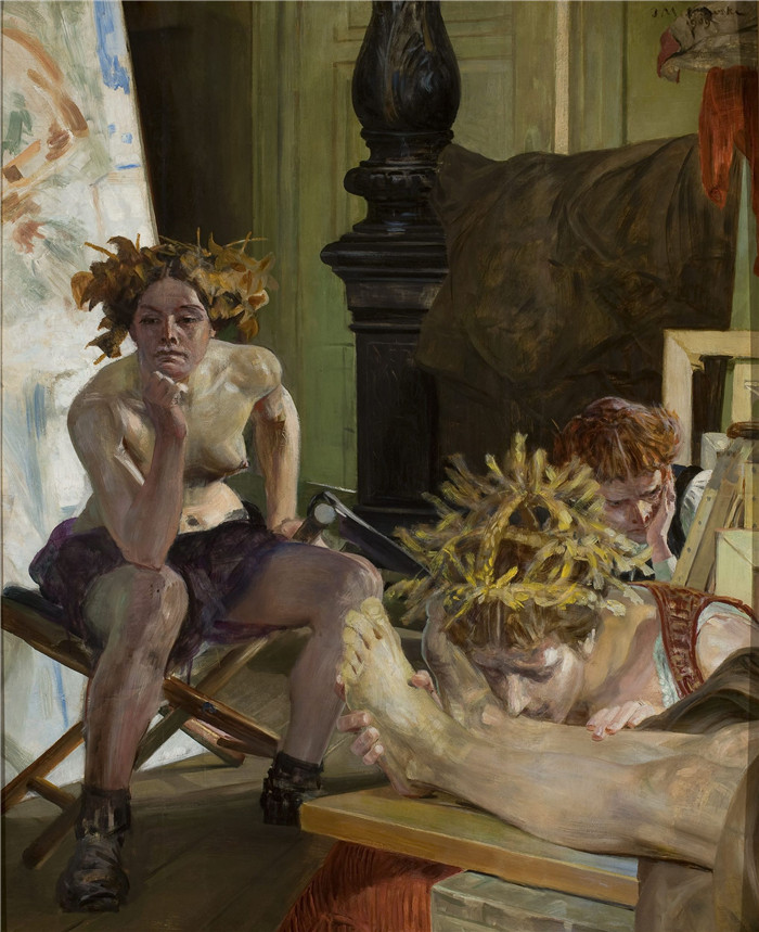 杰克·马尔切夫斯基(Jacek Malczewski)作品-艺术家Artist's death