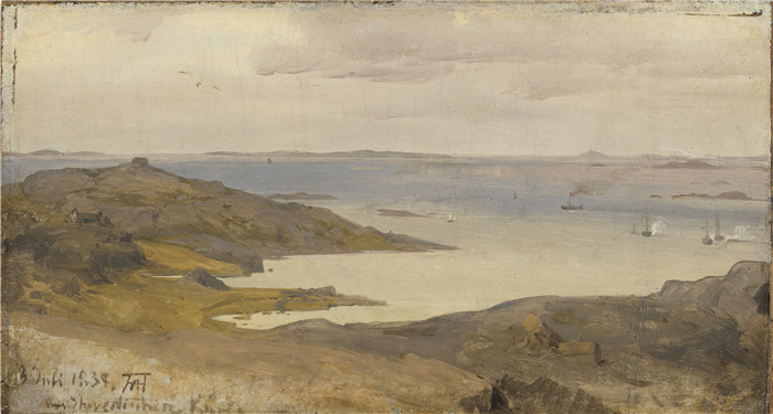 画作-来自瑞典波胡斯兰的纹样Motif from Bohuslän, Sweden. Study