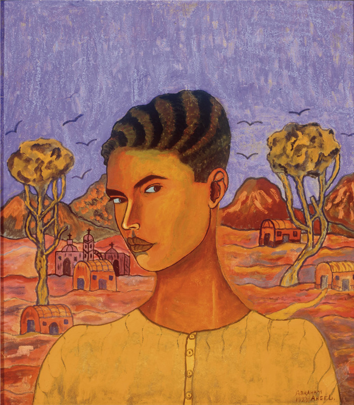 亚伯拉罕·安赫尔（Abraham Ángel）作品-自画像 Self-portrait