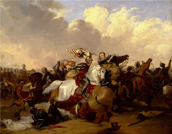伯拉罕·库珀(abraham cooper)作品-博斯沃思战役Battle of Bosworth