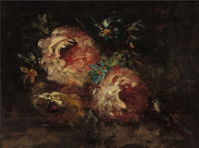 阿道夫·蒙蒂塞利(Adolphe Monticelli,法国画家)高清作品-绘画作品painting, circa 1860 -1885, 2156 (MK)