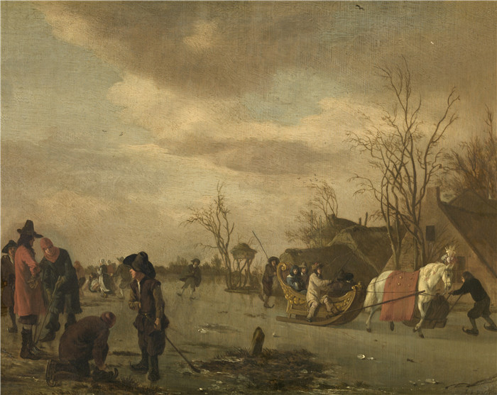 阿德里安·范·德·维尔德(Adriaen van de Velde)-冰岛美食IJsvermaak