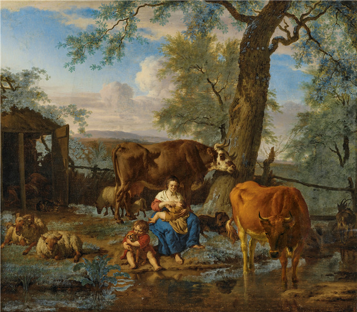 阿德里安·范·德·维尔德(Adriaen van de Velde)-母亲的职业Maternal occupation