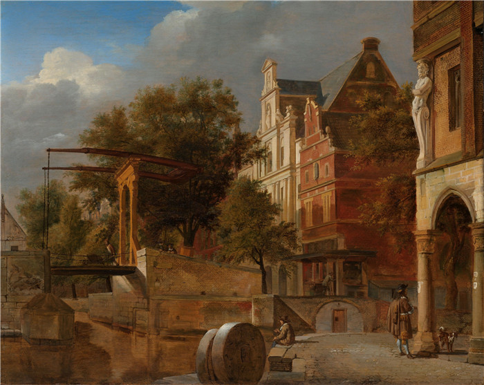 阿德里安·范·德·维尔德（Adriaen van de Velde）-取水桥 De ophaalbrug