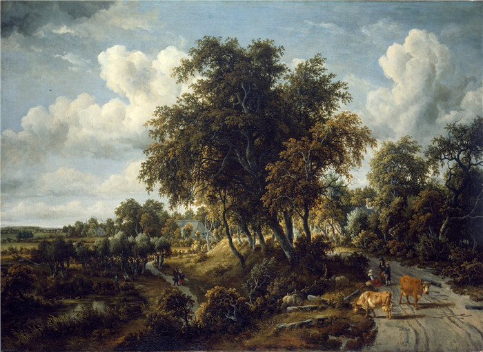 堤坝上的小径 A Wooded Landscape- the Path on the Dyke