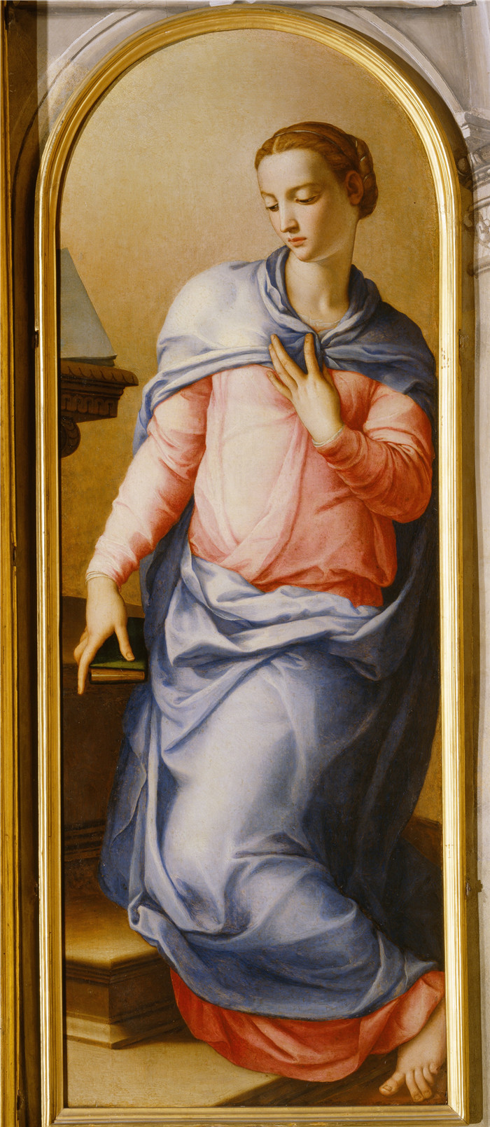 阿格诺洛·布龙齐诺(Agnolo Bronzino)作品-报喜圣母Virgin of the Annunciation