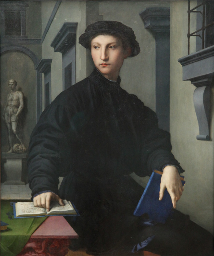 阿格诺洛·布龙齐诺（Agnolo Bronzino）作品-乌戈利诺·马特利肖像