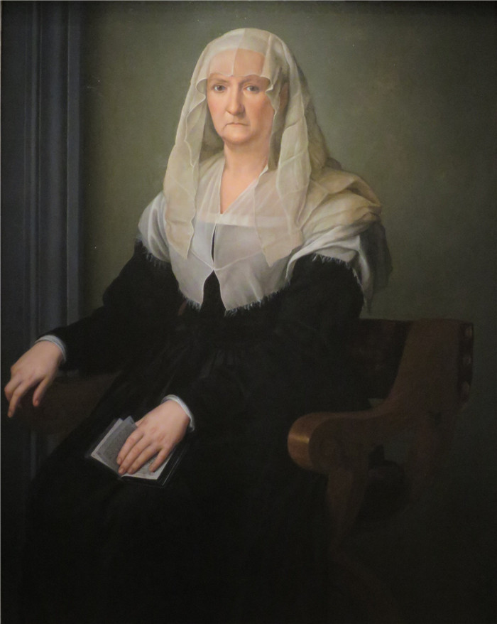 阿格诺洛·布龙齐诺（Agnolo Bronzino）作品-一位老妇人肖像