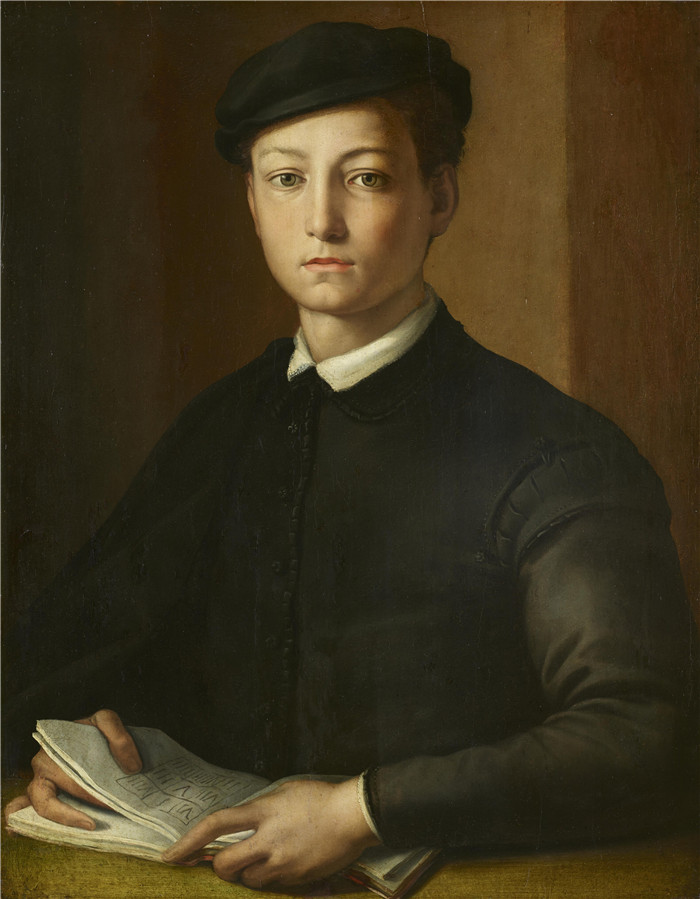 阿格诺洛·布龙齐诺（Agnolo Bronzino）作品-一个男孩的肖像Portrait of a boy