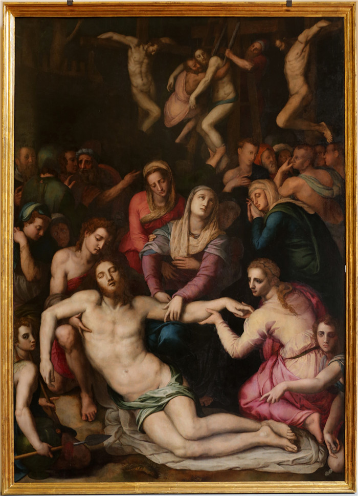 阿格诺洛·布龙齐诺(Agnolo Bronzino)作品-下十字架Bronzino, deposizione