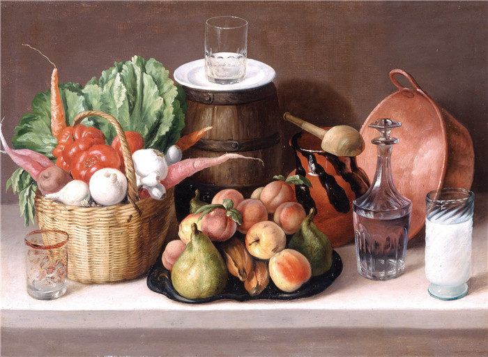 蔬菜水果餐桌 Cuadro de comedor vegetables and fruit