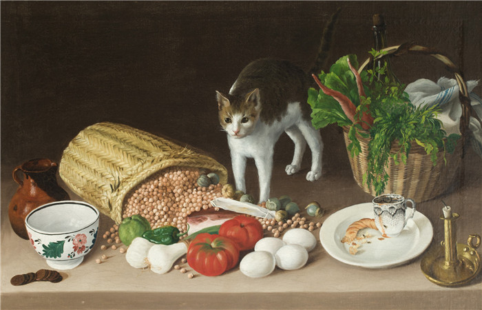 猫蛋静物 Still life with cat and eggs