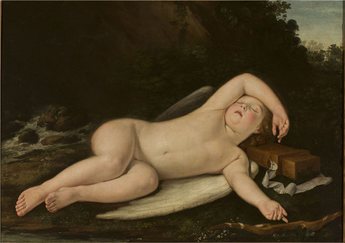 弗朗西斯科·阿尔巴尼(Francesco Albani )-沉睡的爱神