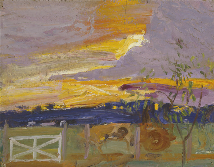 阿克塞利·加伦-卡莱拉(Akseli Gallen-Kallela)作品-内罗毕家门口