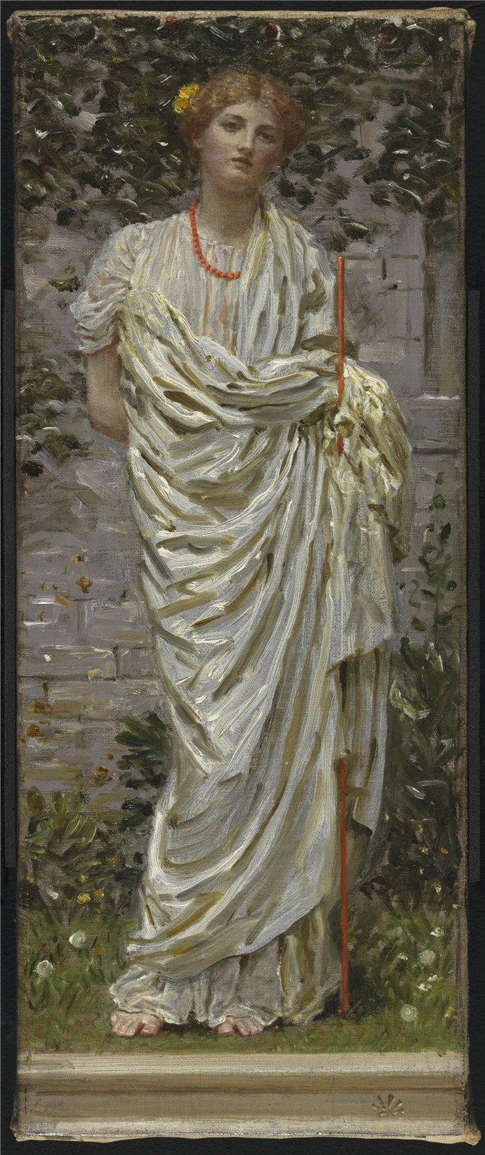 阿尔伯特·约瑟夫·摩尔(Albert Joseph Moore)作品-裁判The Umpire