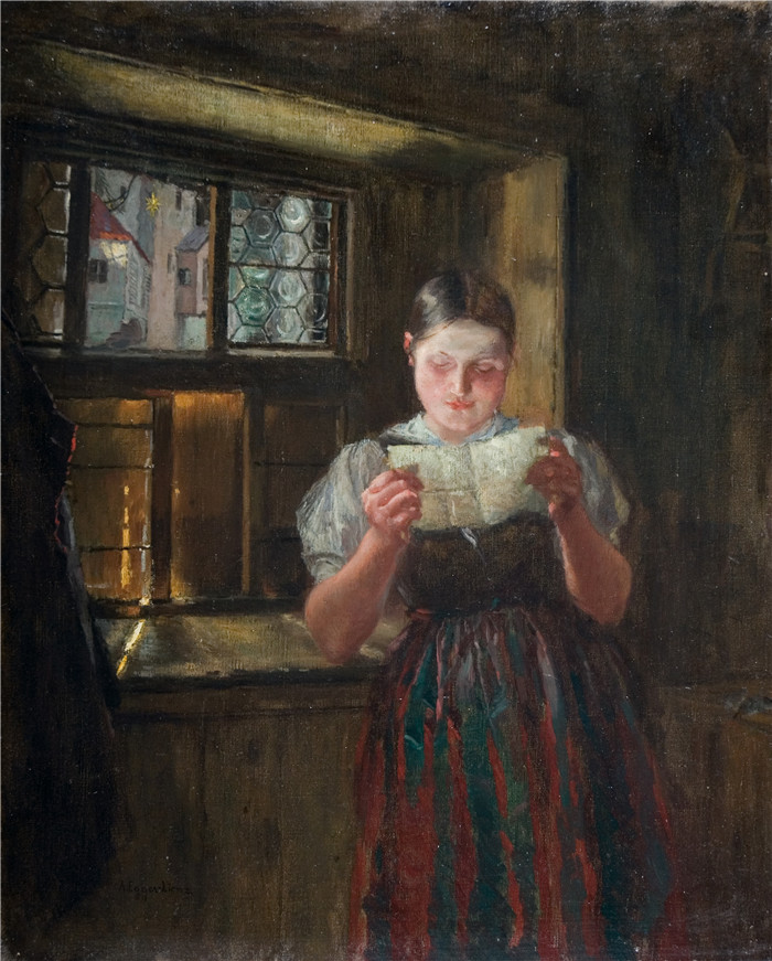 阿尔宾·艾格·利恩茨(Albin Egger Lienz)作品-关于他 Von ihm