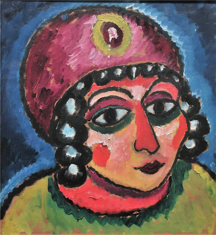 阿列克谢·贾伦斯基(Alexei Jawlensky)作品-贾文斯基巴巴伦菲尔斯廷