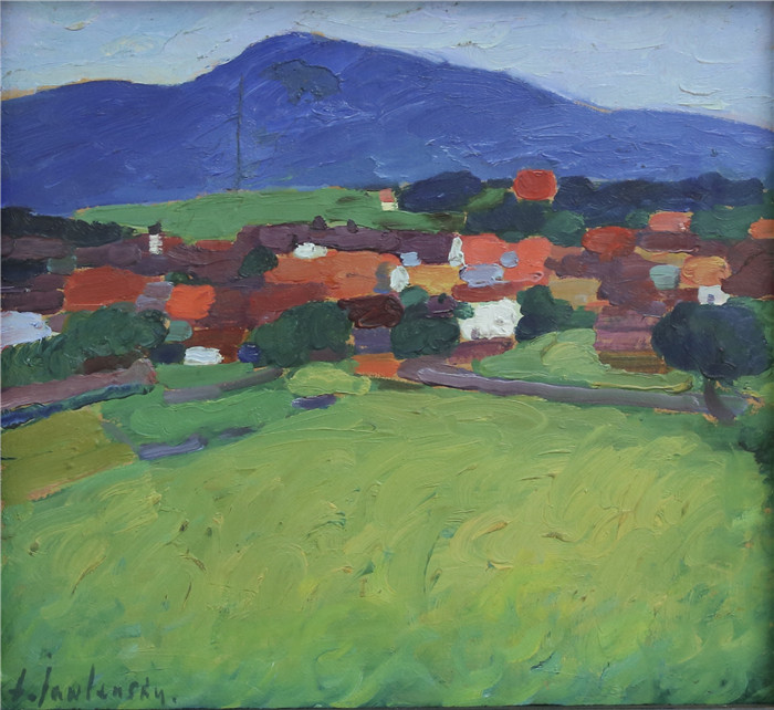 阿列克谢·贾伦斯基(Alexei Jawlensky)作品-穆尔瑙村