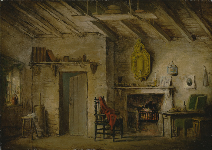 亚历山大·纳斯米斯(Alexander Nasmyth)油画-院长小屋