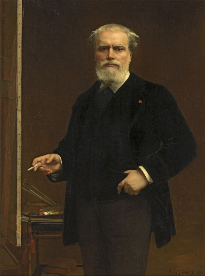 亚历山大·卡巴内尔(Alexandre Cabanel)-自画像Zelfportret