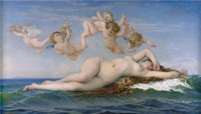 亚历山大·卡巴内尔(Alexandre Cabanel)-金星的诞生The Birth of Venus