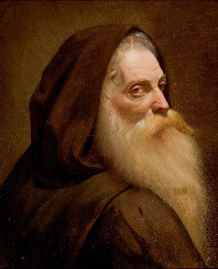 阿尔梅达·朱尼尔(Almeida Júnior)油画 -蒙格·卡普奇尼奥Monge Capuchinho
