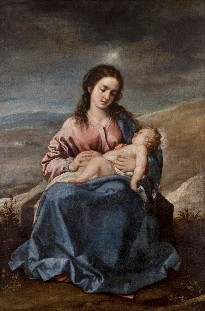 阿隆索·卡诺(Alonso Cano)画作-维尔赫内卢塞罗的阿科诺virgenlucero acano