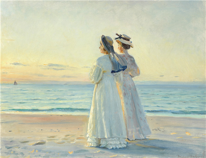迈克尔·彼得·安切尔(Michael Peter Anche)作品-斯卡根Skagen by michael peter ancher
