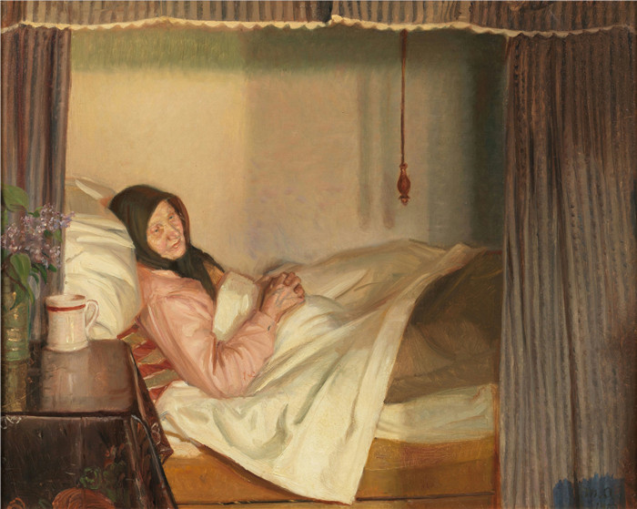 迈克尔·彼得·安切尔(Michael Peter Anche)作品-生病的女人
