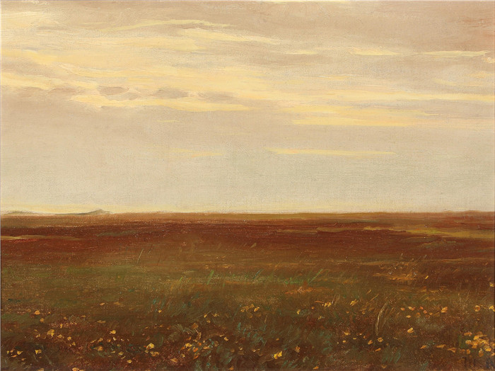 迈克尔·彼得·安切尔(Michael Peter Anche)作品-土花景观 Landskab med markblomster