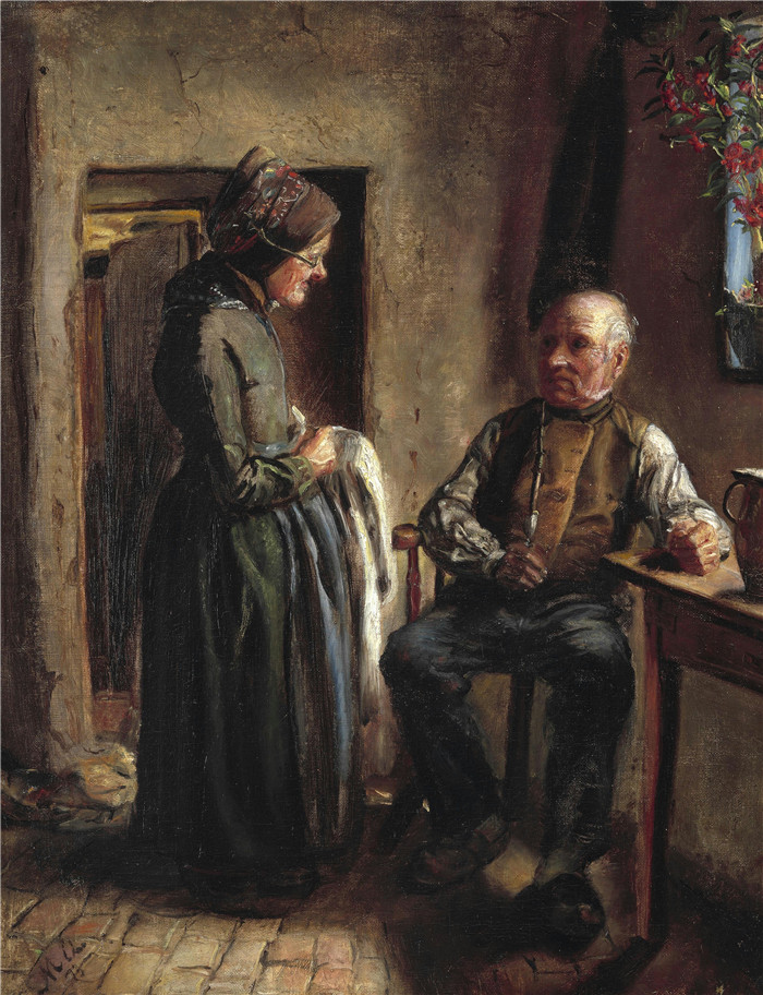 迈克尔·彼得·安切尔（Michael Peter Anche）作品-玩游戏 To gamle - 1873