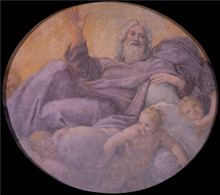 安尼巴莱·卡拉奇（Annibale Carracci）作品-永恒之父Everlasting Father