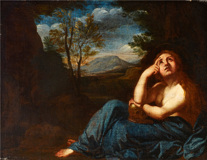 安尼巴莱·卡拉奇（Annibale Carracci）作品-抹大拉的玛利亚 Magdalen
