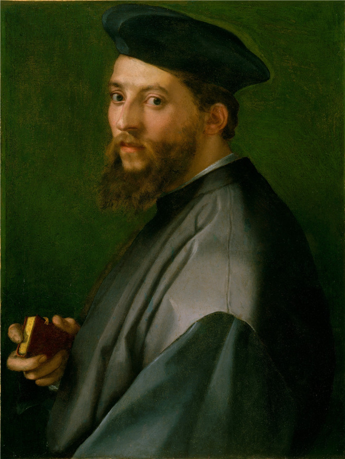 安德里亚·德尔·萨托( Andrea del Sarto)作品-男人的肖像Ritratto di un uomo (MET Museum of Art, NYC)