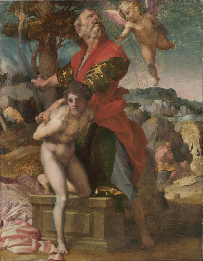 安德里亚·德尔·萨托( Andrea del Sarto)作品-伊萨克的牺牲Il sacrificio di Isacco (Cleveland)