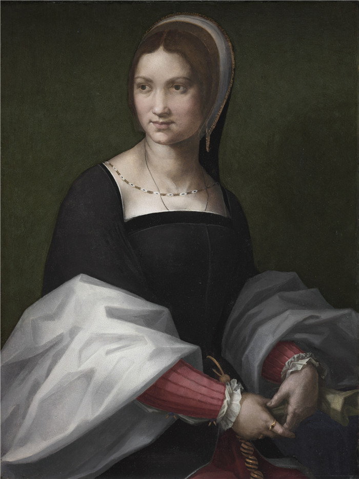 安德里亚·德尔·萨托( Andrea del Sarto)作品-一个女人的肖像Portrait of a Woman