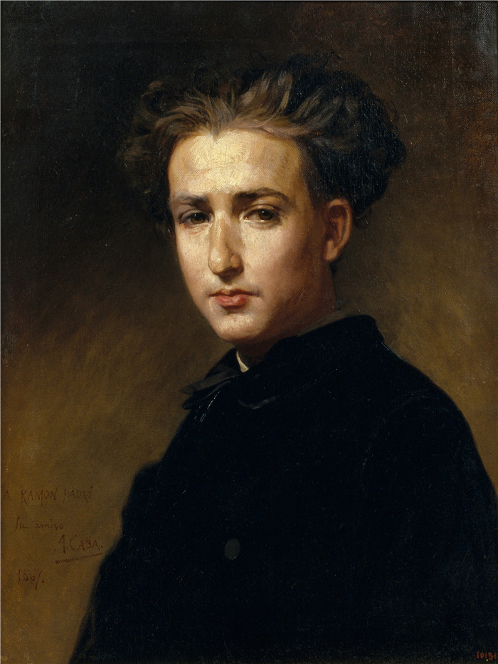 安东尼·卡巴（Antoni Caba）画作-肖像Portrait of the Painter Ramon Padró