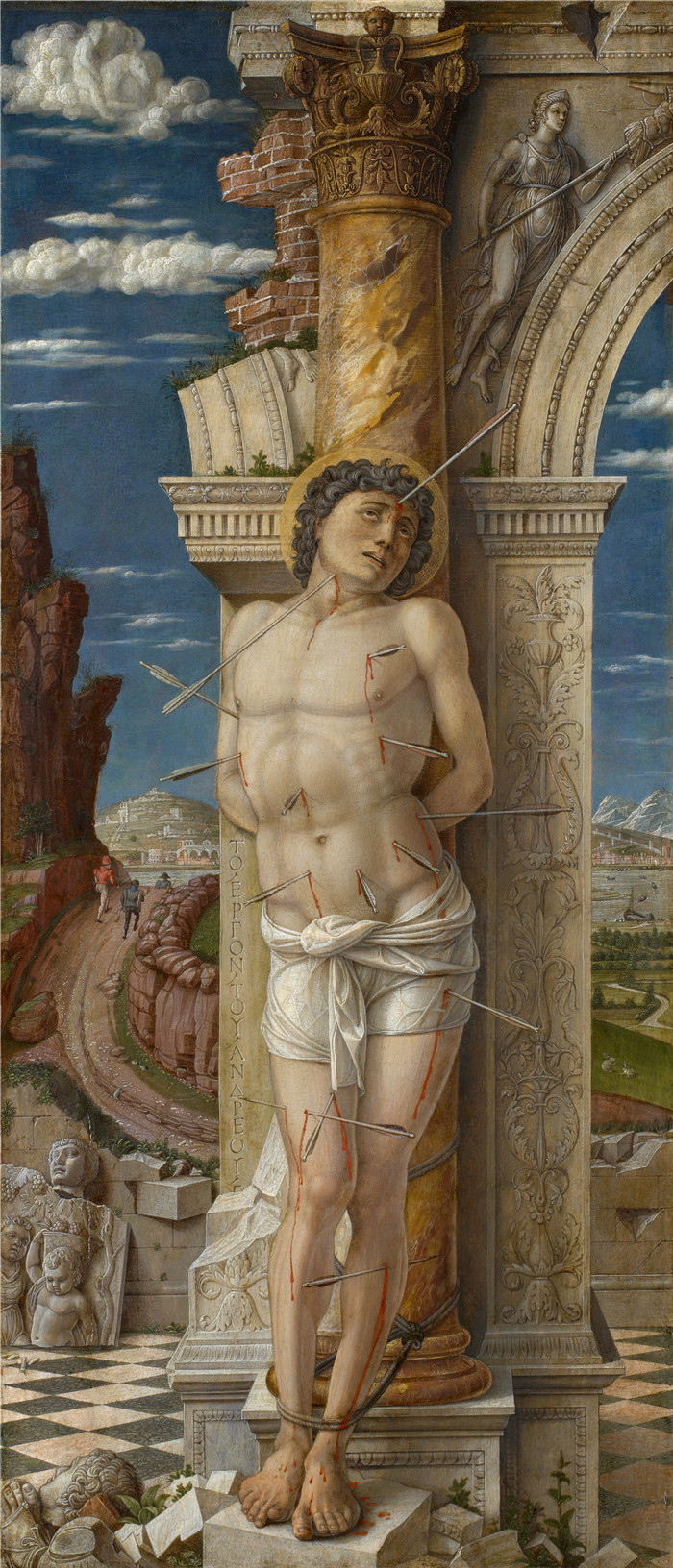 安德里亚·曼特尼亚(Andrea Mantegna)画作-圣塞巴斯蒂安St. Sebastian