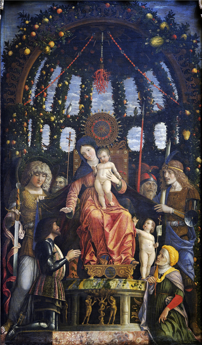 安德里亚·曼特尼亚(Andrea Mantegna)画作-胜利圣母La Vierge de la Victoire