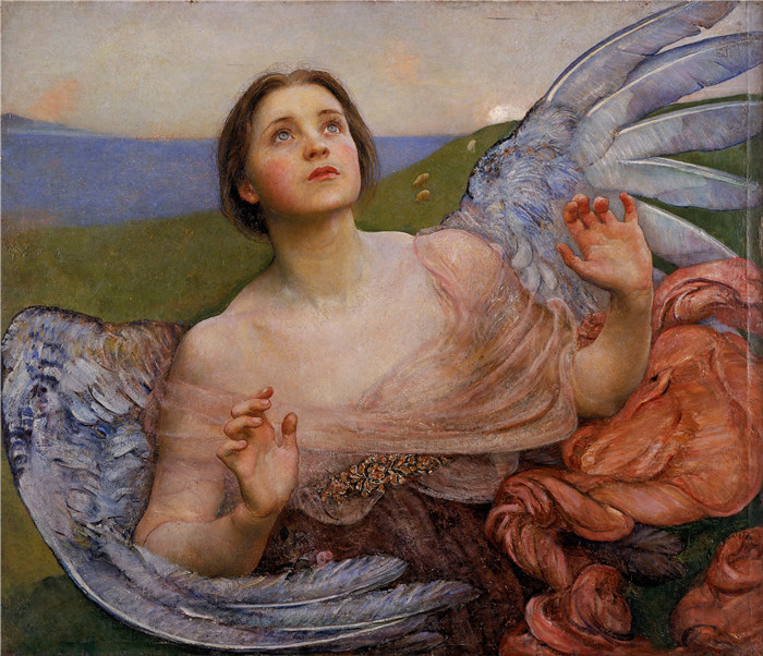 安妮·路易丝·斯温纳顿(Annie Louise Swynnerton)作品-视觉 The Sense of Sight